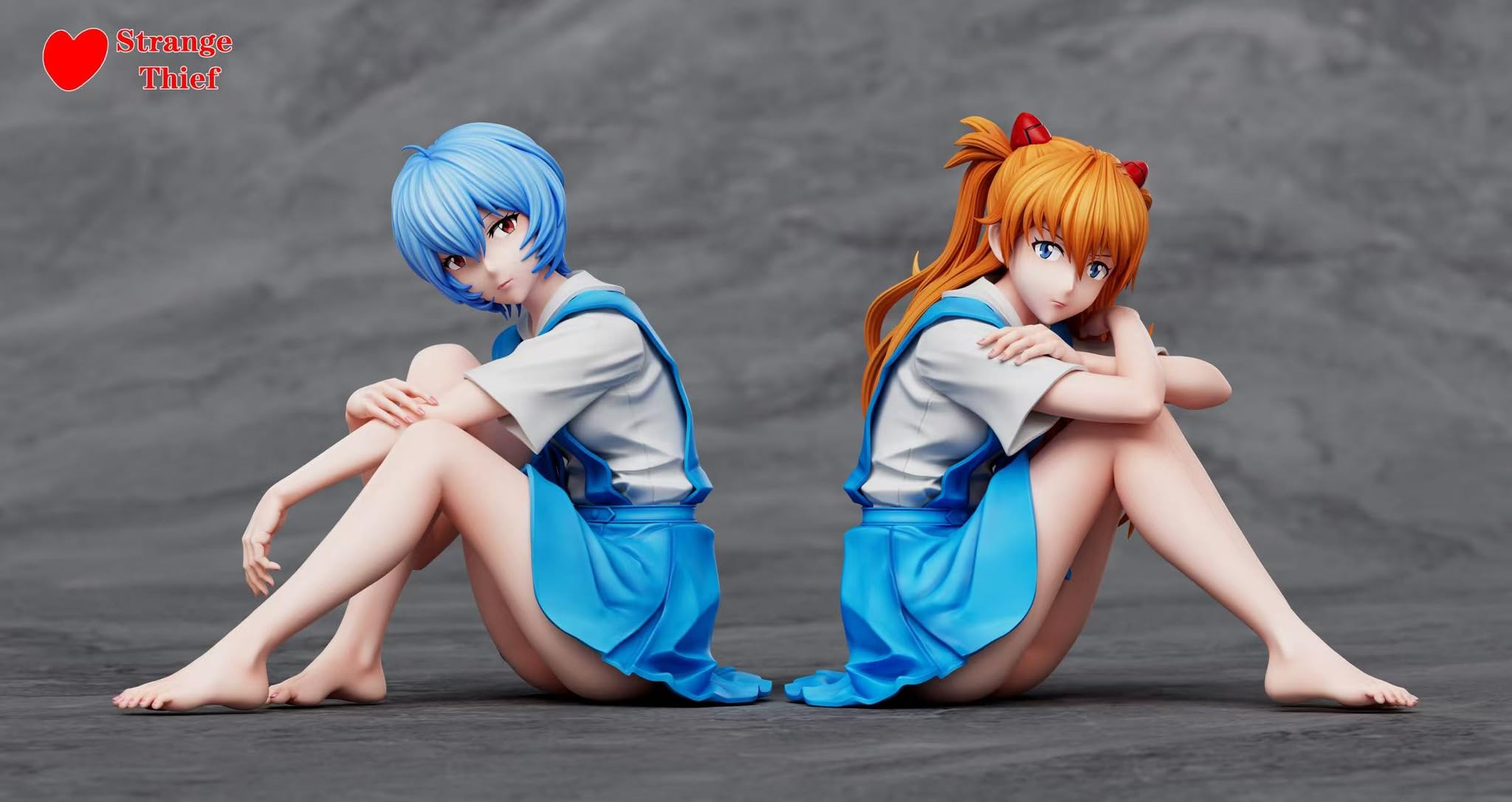 MENGYAXIANG 新世紀エヴァンゲリオン アスカ 綾波レイ ガレージキット Amazon.co.jp: 制服惣流・アスカ・ラングレー&綾波レイ フィギュア
